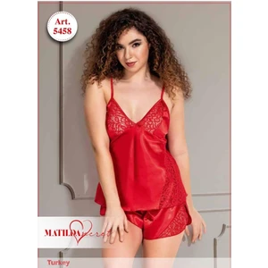 Matilda Secret Gecelik Saten Şortlu Takım