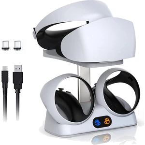 Psvr2 Kontrol Cihazları Için Kulaklık Tutuculu Şarj Istasyonu, Psvr2 Kulaklık Ekranı Için Sanal Gerçeklik Şarj Standı Bağlantı Istasyonu (Yurt Dışından)