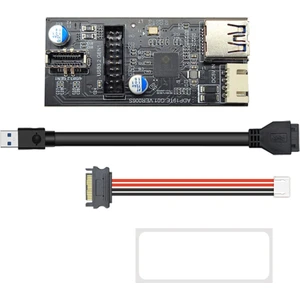 Başlık 19PIN - Tip E + 19PIN Anakart 1 Ila 2 Ayırıcı USB 3.0 Hub USB Adaptör Konektörü USB 19PIN Konektör(A) (Yurt Dışından)
