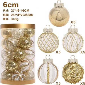 Noel Dekorasyonları Noel Ağacı Dekorasyon Topları Platinum 27*16*16CM (Yurt Dışından)