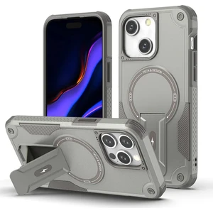 Apple iPhone 13 ve 14 Uyumlu Magsafe Özellikli Stand Olabilen Lüx Tank Kılıf