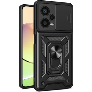 Xiaomi Redmi Note 12 Pro Plus 5g Kılıf Ultra Korumalı Yüzüklü Manyetik Sürgülü Vega Kapak