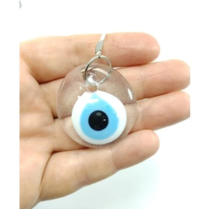 Ennea Art Saydam Nazar Boncuğu Araba Dikiz Ayna Süsü El Yapımı Cam Hediyelik Eşya