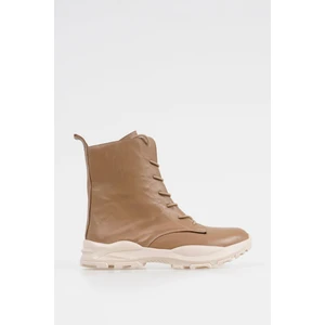 CZ London Kadın Bağcıklı Bot Spor Taban Timsah Desenli