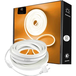10 Metre Neon LED Şerit Amber Işık 220V
