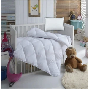 Elyaf Sepeti Bebek Yorgan Seti Bebe Yorganı (100X150 Cm) + Bebe Yastığı