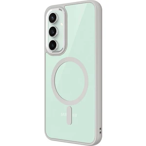 M.TK Moveteck Samsung Galaxy S23 Fe Kılıf Krom Mika Magsafe Arkası Şeffaf Renkli Mat Kenarlı
