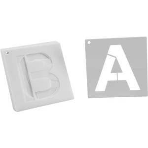 Ahşap Üzerine Boyama Için Harf Şablonları 36 Adet Harf ve Sayı Şablonları Ev Için Yeniden Kullanılabilir Yazı Tipi Şablonları (Yurt Dışından)