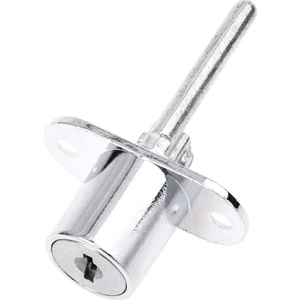19MM Silindir Kafası Çapı Gümüş Ton Metal Çekmece Piston Kilidi 2 Tuşlu (Yurt Dışından)