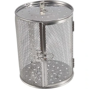 Rotisserie Sepeti, 14X18CM Paslanmaz Çelik Fırın Kızartma Sepeti Barbekü Izgara Bakeware Için Pişirme Kafesi Aracı Hava Fritöz Izgara (Yurt Dışından)