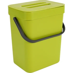 Kapaklı Çöp Kutusu Yeşil Çöp Kutusu Plastik Çöp Sepeti Banyo / Ofis Için Asılı Çöp Kutusu, Mutfak Için Atık Kompost Kutusu Yatak Odası Için Küçük Çöp Kutusu 0.8 Galon (Yurt Dışından)