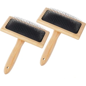 2 Pcs Yün Tarak Makinaları, Yün Için 6.1 Inç x 4.8 Inç (Yurt Dışından)