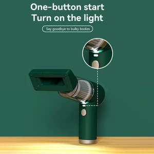 120W 5000PA Mini El Araba Elektrikli Süpürge DC3.7V Taşınabilir Araba Çift Kablosuz Akar Sökücü Elektrikli Süpürge Beyaz (Yurt Dışından)