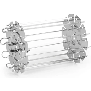 Barbekü Çelik Metal Kavurma Rotisserie Şiş Iğne Kafesi Fırın Kebap Makinesi Izgara Araçları (Yurt Dışından)