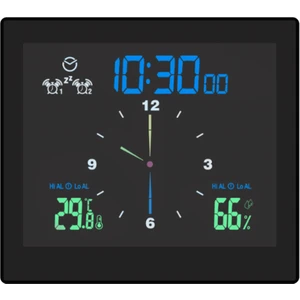 Banyo Su Geçirmez Duvar Saati Duş Saatleri Zamanlayıcı Dijital Elektronik Duvar Saati Mutfak Tuvalet Zamanı Siyah (Yurt Dışından)