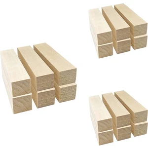 18 Adet Ihlamur Ağacı Oyma Blokları Ahşap Yeni Başlayanlar Için Oyma Hobi Kiti Dıy Oyma Ahşap (Yurt Dışından)