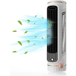 Taşınabilir Otomatik Uzaktan Klima, 3 Hızlı Elektrikli Fan Beyaz ile USB Kişisel Klima Mini Klima (Yurt Dışından)