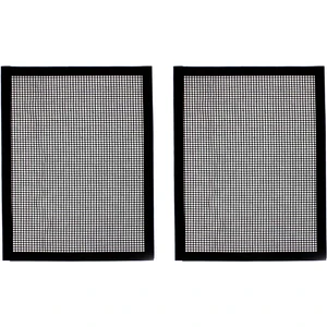 2x Barbekü Izgara Izgara Mat Yapışmaz Örgü Paspaslar Barbekü Yeniden Kullanılabilir Pişirme Net (Yurt Dışından)
