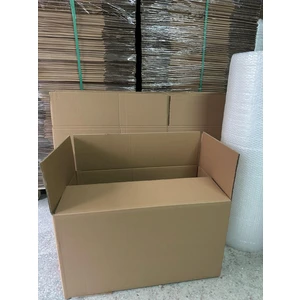 Armatech Endüstriyel 70X40X40 cm Çift Oluklu Koli 3'lü Adet Taşınma Kolisi