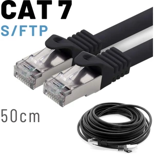 50 cm Cat7 Kablo S/ftp Lszh Ethernet Network Lan Ağ Kablosu