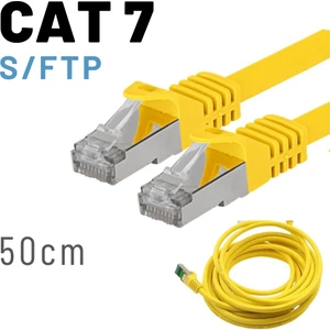 50 cm Cat7 Kablo S/ftp Lszh Ethernet Network Lan Ağ Kablosu