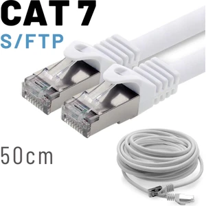 50 cm Cat7 Kablo S/ftp Lszh Ethernet Network Lan Ağ Kablosu