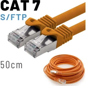 50 cm Cat7 Kablo S/ftp Lszh Ethernet Network Lan Ağ Kablosu
