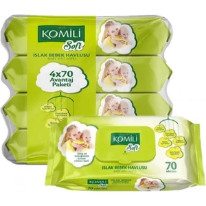 4 x 70'li Islak Mendil