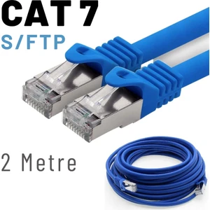 2 Metre Cat7 Kablo S/ftp Lszh Ethernet Network Lan Ağ Kablosu