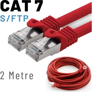 2 Metre Cat7 Kablo S/ftp Lszh Ethernet Network Lan Ağ Kablosu