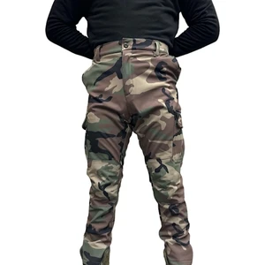 Astüm Askeri Malzeme Softshell Kamuflaj Desenli Su ve Rüzgar Geçirmez Pantolon