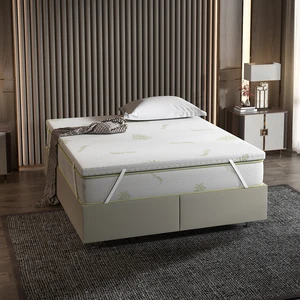 Yatak Pedi, Kuş Tüy Süngerli, Full Ortopedik Aloevera Yatak Pedi,  130X190 cm