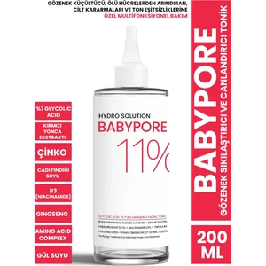 Procsın Hydro Solution Babypore Canlandırıcı %7 Glikolik Asit Ginseng Tonik 200ML