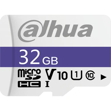 Dahua C100 32GB Micro SDHC Hafıza Kartı U1 Sınıf 10 Okuma Hızı 90 MB/s CE Uygunluk
