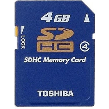 Toshiba 4 GB Sdhc Sd Hafıza Kartı Class 4 Fiyatı, 4.0 Puanı İle