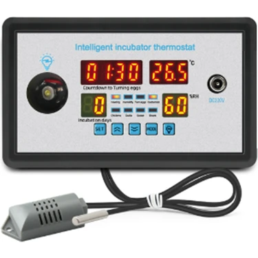 Talent Akıllı Termostat Dijital ZFX-W9002 Termostat Sıcaklık Nem Kontrol Kuluçka Makinesi 360