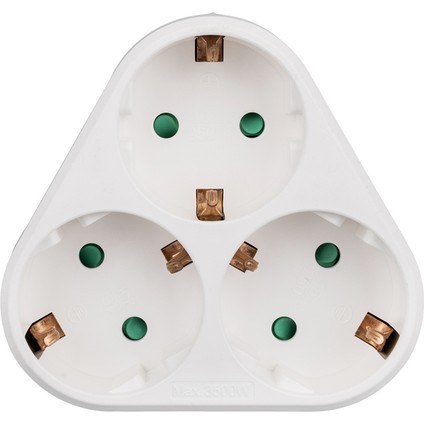 VE-22414 16 Amper 3500 Watt 3'lü Priz