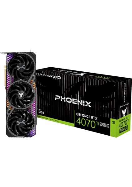 GAINWARD RTX 4070Tİ SUPER PHOENIX 16GB GDDR6X 256 Bit RGB LED Nvidia Ekran Kartı