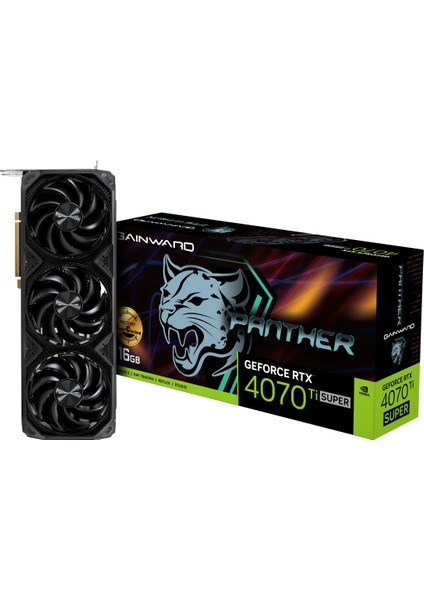 GAINWARD RTX 4070Ti SUPER PANTHER OC 16GB GDDR6X 256bit 3-DP HDMI