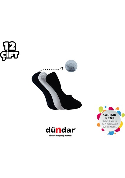 Dikişsiz Yıkamalı Kokulu Erkek Likralı Penye Babet 12'li modelleri