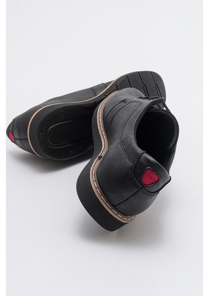 Erkek Dikişli Ayakkabı Siyah Siyah fırsatları