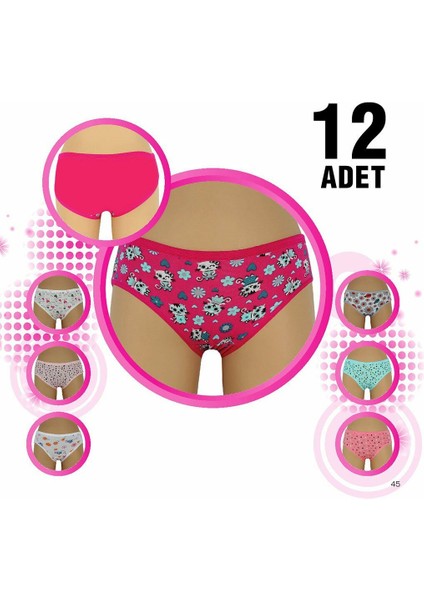 401 Kız Çocuk Külot 12'li