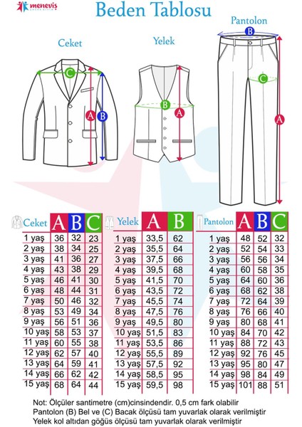 Doctor Junior Erkek Çocuk Zincir Detaylı Ceket Takım Elbise