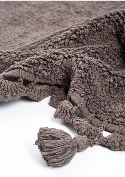 Lowell Yuvarlak Banyo Paspası %100 Pamuk 100x100 Antrasit modelleri