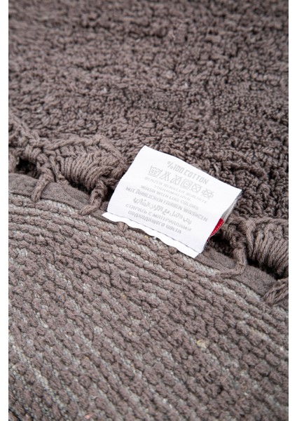 Lowell Yuvarlak Banyo Paspası %100 Pamuk 100x100 Antrasit fırsatları