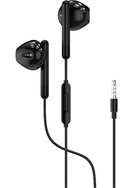 Samsung Huawei Xiaomi Oppo Uyumlu 3.5mm Jack Mikrofonlu Kulaklık