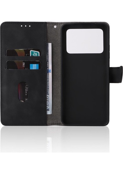 Xiaomi Poco M4 Pro 4g Deri Folio Flip Case Kart Ekleme Kılıf (Yurt Dışından)