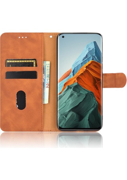 Xiaomi 11 Pro Deri Folio Flip Case Kart Ekleme Koruyucu Kılıf (Yurt Dışından)