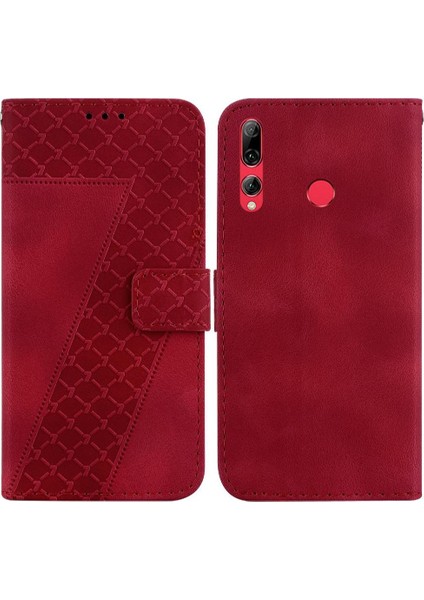 Huawei P Akıllı Artı 2019 Kart Yuvası Fonksiyonu Flip Folio Kapak Pu Kılıf (Yurt Dışından)