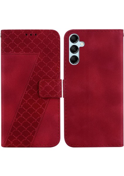 Samsung Galaxy A15 5g/4g Cüzdan Kabartmalı Desen Flip Folio Kapak Kılıf (Yurt Dışından)